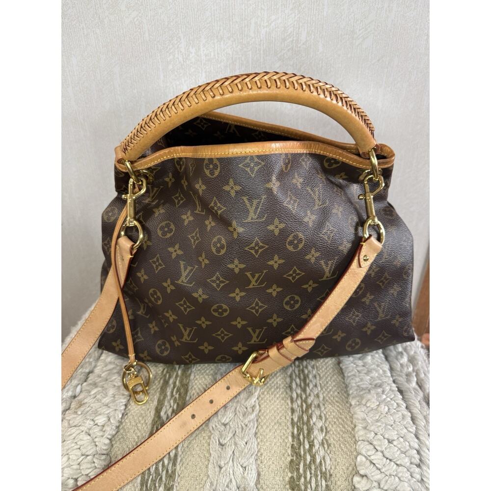 Louis Vuitton Artsy NV MM Monogram M44869 + LV Strap Box Dust Bag Receipt - Picture 6 of 16